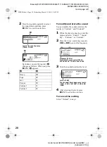 Preview for 28 page of Sony MZNH600D - Hi-MD Walkman Recorder Operating Instructions Manual