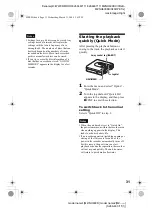 Preview for 31 page of Sony MZNH600D - Hi-MD Walkman Recorder Operating Instructions Manual