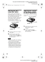 Preview for 32 page of Sony MZNH600D - Hi-MD Walkman Recorder Operating Instructions Manual