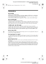 Preview for 48 page of Sony MZNH600D - Hi-MD Walkman Recorder Operating Instructions Manual