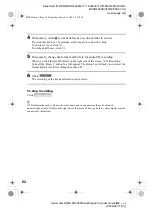 Preview for 62 page of Sony MZNH600D - Hi-MD Walkman Recorder Operating Instructions Manual