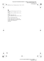 Preview for 78 page of Sony MZNH600D - Hi-MD Walkman Recorder Operating Instructions Manual