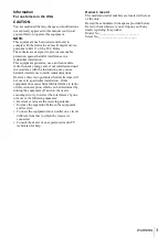 Preview for 3 page of Sony N750 - SLV - VCR Operating Instructions Manual