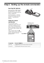 Preview for 8 page of Sony N750 - SLV - VCR Operating Instructions Manual