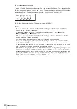 Preview for 30 page of Sony N750 - SLV - VCR Operating Instructions Manual