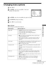 Preview for 47 page of Sony N750 - SLV - VCR Operating Instructions Manual