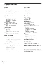 Preview for 54 page of Sony N750 - SLV - VCR Operating Instructions Manual