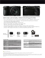 Preview for 2 page of Sony NEX-7 &alpha Specification Sheet