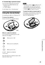 Preview for 17 page of Sony NP-F20 Operating Instructions Manual