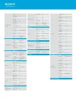 Preview for 3 page of Sony NSZ-GS7 Specifications