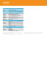 Preview for 2 page of Sony NTM-DA1 Specifications