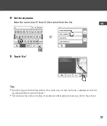 Preview for 17 page of Sony NV-U44/R - 3.5" Portable Navigation System Quick Start Manual