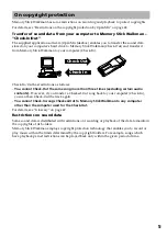 Preview for 5 page of Sony NW-MS7 - Memory Stick Walkman Operating Instructions Manual