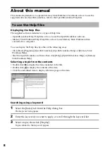 Preview for 8 page of Sony NW-MS7 - Memory Stick Walkman Operating Instructions Manual