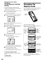 Preview for 20 page of Sony NW-MS7 - Memory Stick Walkman Operating Instructions Manual