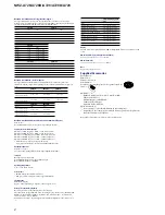 Preview for 2 page of Sony NWZ-A726B Marketing Specifications (Black) Service Manual