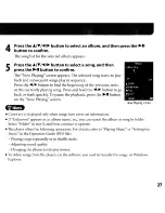 Preview for 189 page of Sony NWZ-A829 Marketing Specifications (Black Model) Operation Manual