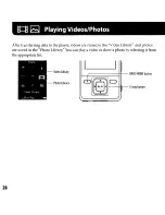 Preview for 190 page of Sony NWZ-A829 Marketing Specifications (Black Model) Operation Manual