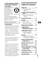 Preview for 201 page of Sony NWZ-A829 Marketing Specifications (Black Model) Operation Manual