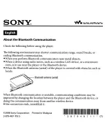 Preview for 241 page of Sony NWZ-A829 Marketing Specifications (Black Model) Operation Manual