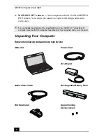 Preview for 6 page of Sony PCG-C1MV Quick Start Manual