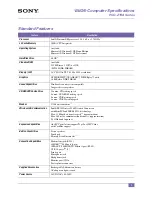 Preview for 3 page of Sony PCG-Z1RAP1 Marketing Specifications