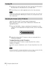 Preview for 32 page of Sony PCS-1 - Video Conferencing Kit Operating Instructions Manual