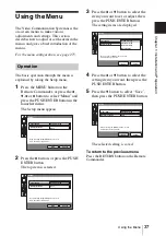 Preview for 37 page of Sony PCS-1 - Video Conferencing Kit Operating Instructions Manual