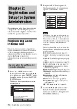 Preview for 42 page of Sony PCS-1 - Video Conferencing Kit Operating Instructions Manual