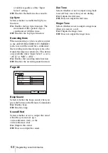 Preview for 52 page of Sony PCS-1 - Video Conferencing Kit Operating Instructions Manual