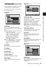 Preview for 53 page of Sony PCS-1 - Video Conferencing Kit Operating Instructions Manual