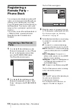 Preview for 68 page of Sony PCS-1 - Video Conferencing Kit Operating Instructions Manual