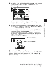 Preview for 91 page of Sony PCS-1 - Video Conferencing Kit Operating Instructions Manual