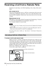 Preview for 94 page of Sony PCS-1 - Video Conferencing Kit Operating Instructions Manual