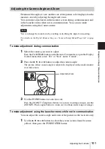 Preview for 101 page of Sony PCS-1 - Video Conferencing Kit Operating Instructions Manual