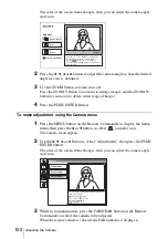 Preview for 102 page of Sony PCS-1 - Video Conferencing Kit Operating Instructions Manual