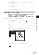 Preview for 103 page of Sony PCS-1 - Video Conferencing Kit Operating Instructions Manual