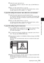 Preview for 105 page of Sony PCS-1 - Video Conferencing Kit Operating Instructions Manual