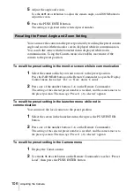 Preview for 106 page of Sony PCS-1 - Video Conferencing Kit Operating Instructions Manual