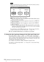 Preview for 112 page of Sony PCS-1 - Video Conferencing Kit Operating Instructions Manual