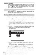 Preview for 118 page of Sony PCS-1 - Video Conferencing Kit Operating Instructions Manual