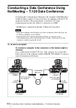 Preview for 142 page of Sony PCS-1 - Video Conferencing Kit Operating Instructions Manual