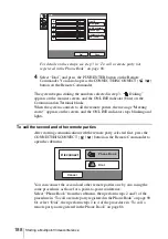 Preview for 188 page of Sony PCS-1 - Video Conferencing Kit Operating Instructions Manual