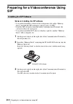 Preview for 206 page of Sony PCS-1 - Video Conferencing Kit Operating Instructions Manual