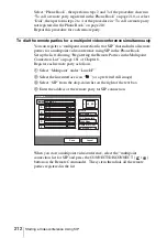 Preview for 212 page of Sony PCS-1 - Video Conferencing Kit Operating Instructions Manual