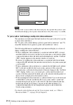 Preview for 214 page of Sony PCS-1 - Video Conferencing Kit Operating Instructions Manual