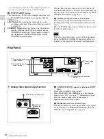 Preview for 18 page of Sony PDW-F30 Operating Instructions Manual