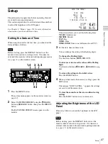 Preview for 27 page of Sony PDW-F30 Operating Instructions Manual