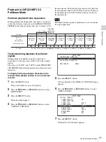 Preview for 31 page of Sony PDW-F30 Operating Instructions Manual