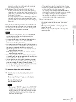 Preview for 37 page of Sony PDW-F30 Operating Instructions Manual